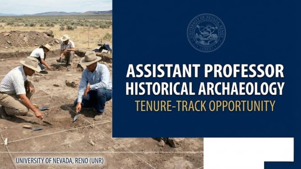 Assistant Professor in Archaeology Position: UNR 2026
