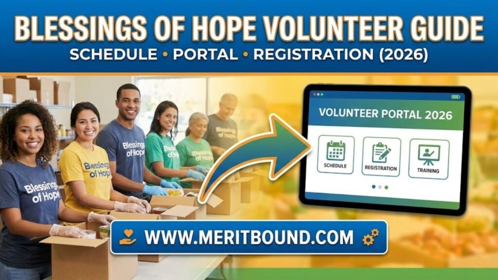 Blessings of Hope Volunteer: Schedule, Portal & Registration (2026)