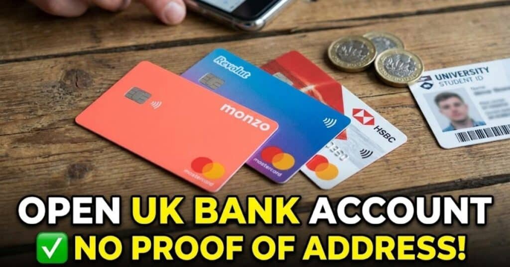 Catch-22 Solved: How to Open a UK Bank Account Without Proof of Address