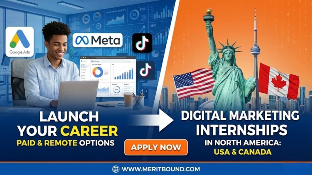 Digital Marketing Internships in North America: USA & Canada