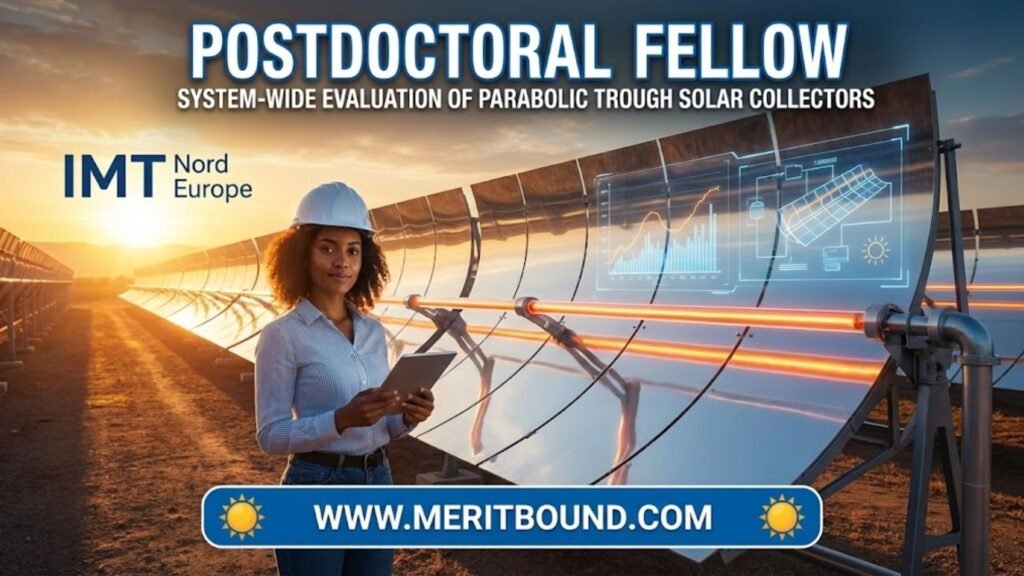 Postdoctoral Fellow: Solar Energy & Parabolic Trough Collectors (IMT Nord Europe)