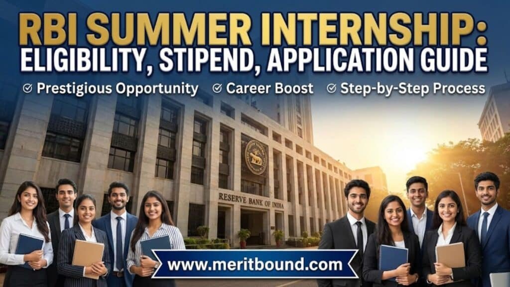 RBI Summer Internship: Eligibility, Stipend, Application Guide