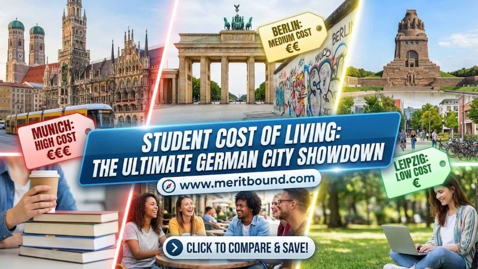 Cost of Living in Germany for International Students: Munich vs Berlin vs Leipzig City Cost of Living in Germany for International Students: Munich vs Berlin vs Leipzig City